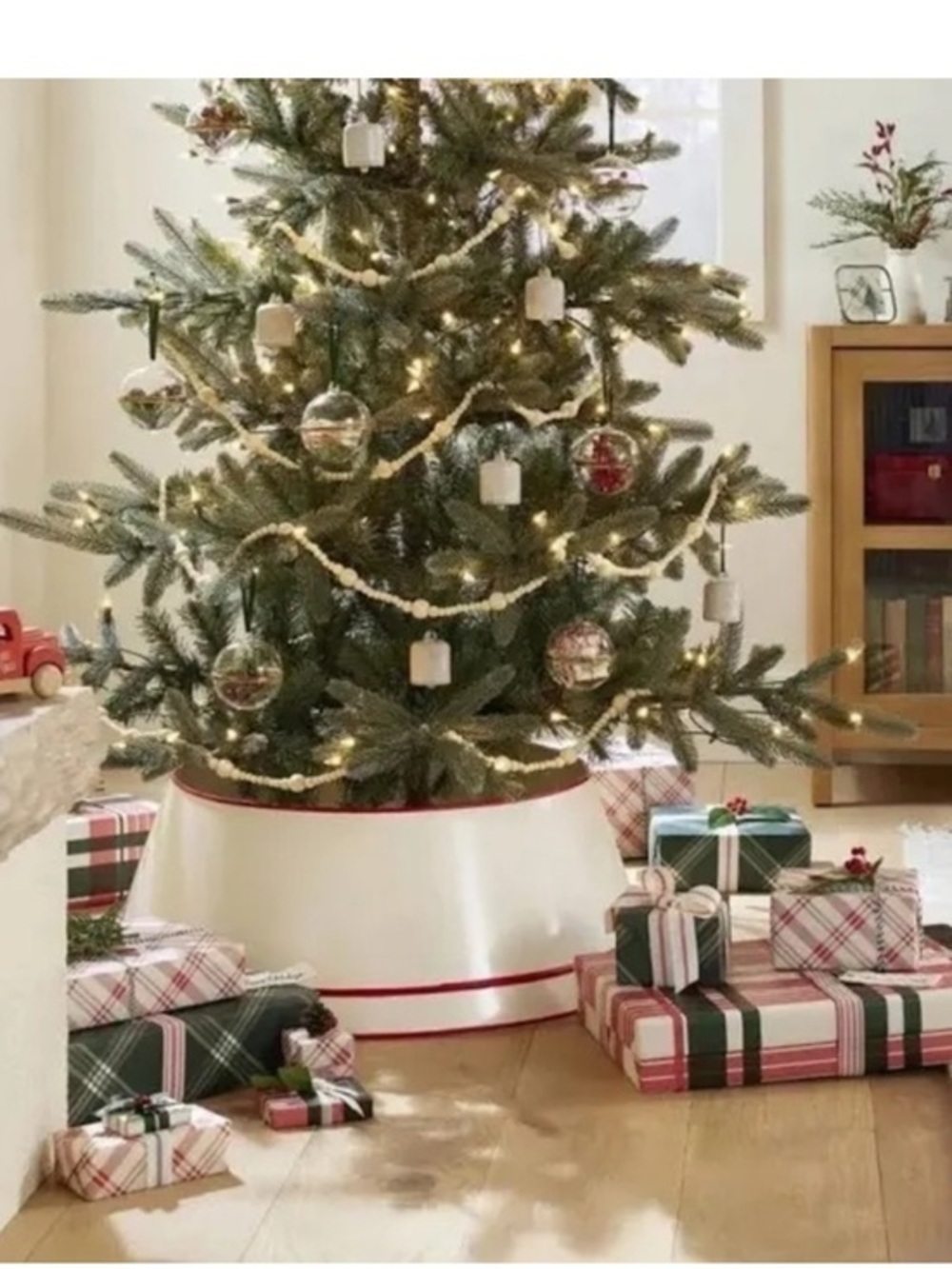 NWT Hearth & Hand with Magnolia 26-Inch Banded Metal Christmas Tree Collar